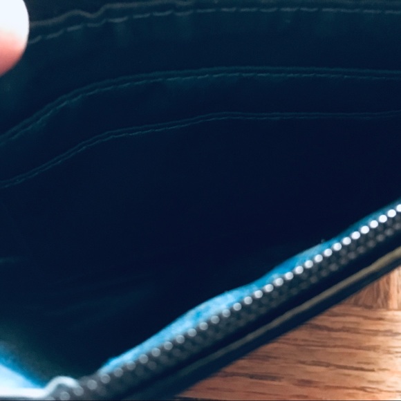 Coach Black Signature Wristlet - Picture 3 of 4